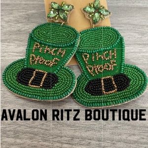🎉💚St Patty’s Day Beaded Earrings